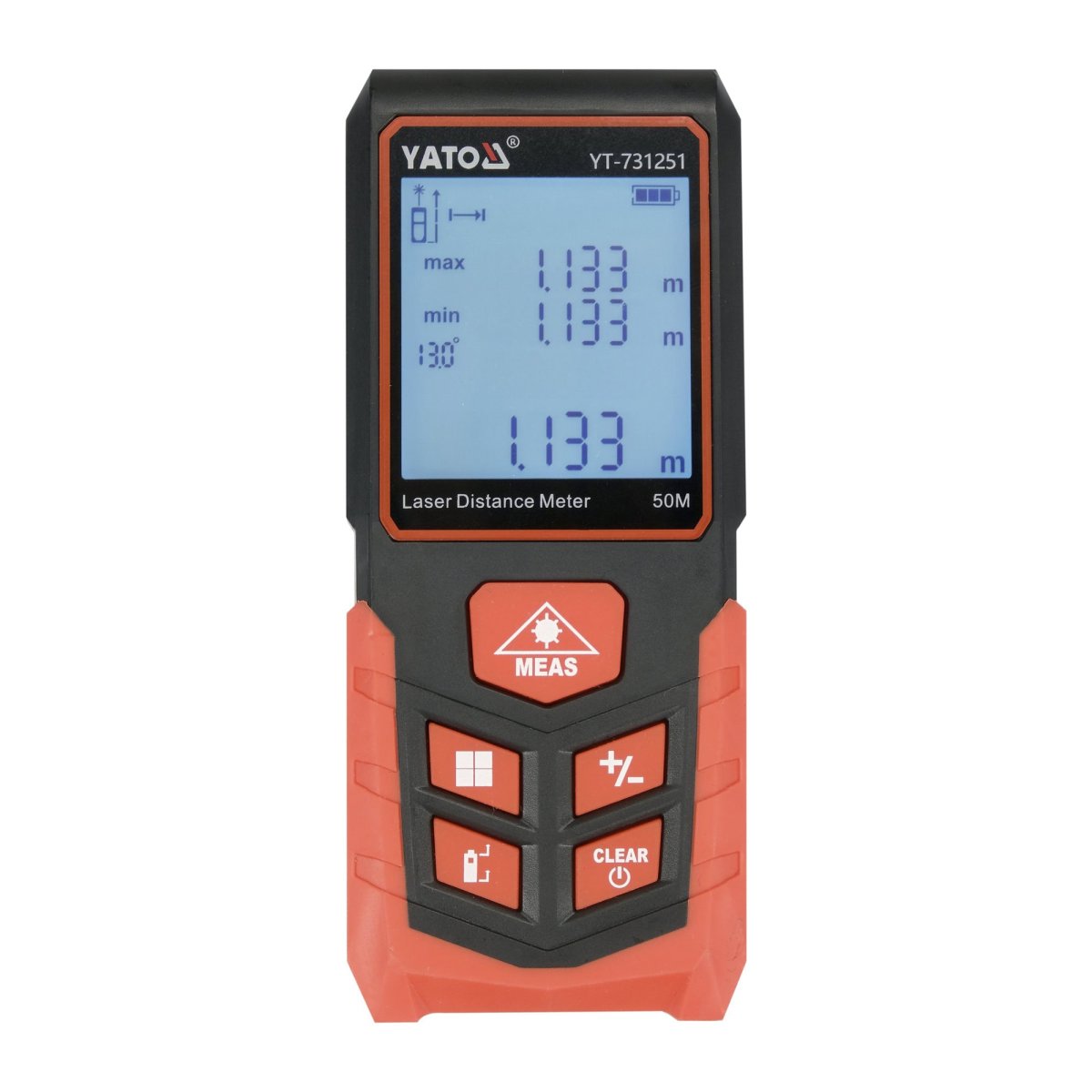 Laser etäisyysmittari 50 m, Yato